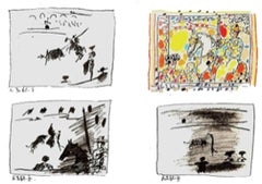 A Los Toros Avec Picasso (Set of Four)