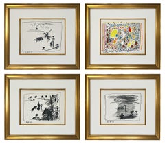 A Los Toros Avec Picasso (Set of Four)