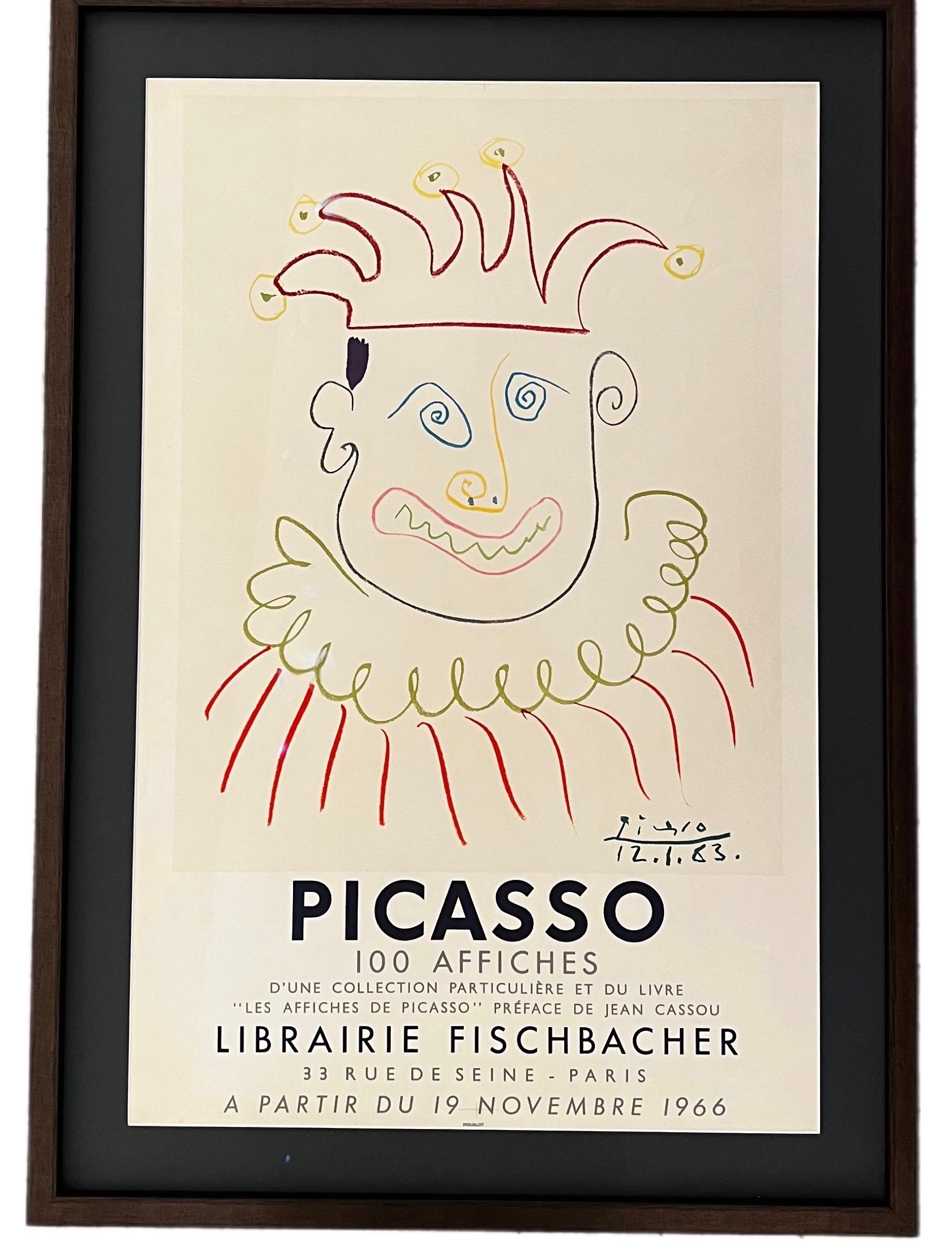 Affiche pour la Librairie Fischbachter Parisa - attractive unique Picasso piece - Print by Pablo Picasso