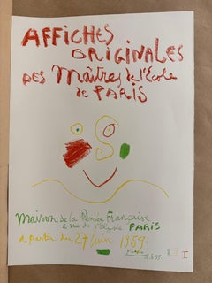 Affiches Originales des Maitres de L'Ecole de Paris-maison de la Pensée Francais