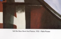 After Pablo Picasso (1881 - 1973), Nature Morte, Buste Coupe Et Palette Poster.