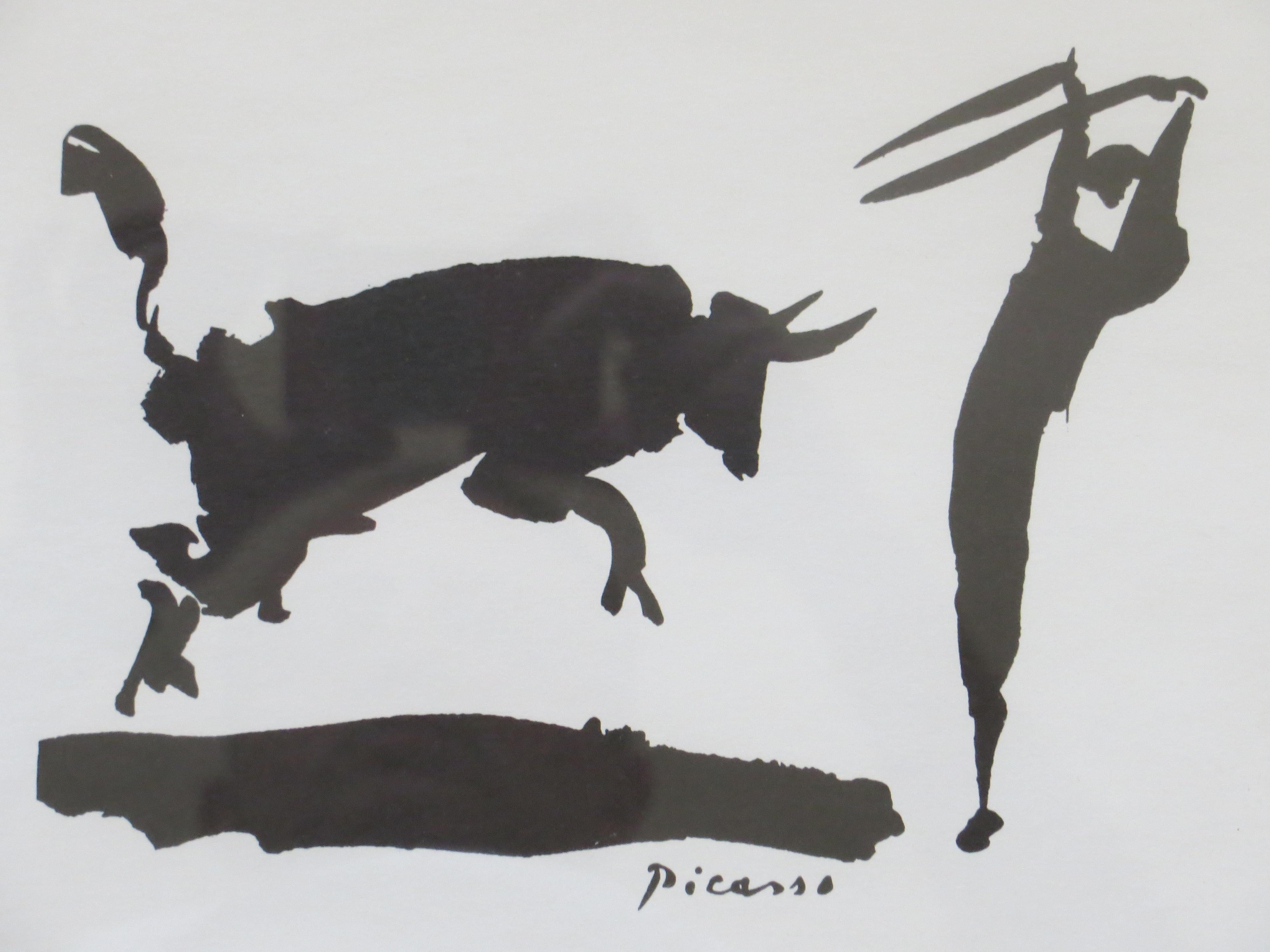 After Pablo Picasso,  Bullfighting  2
