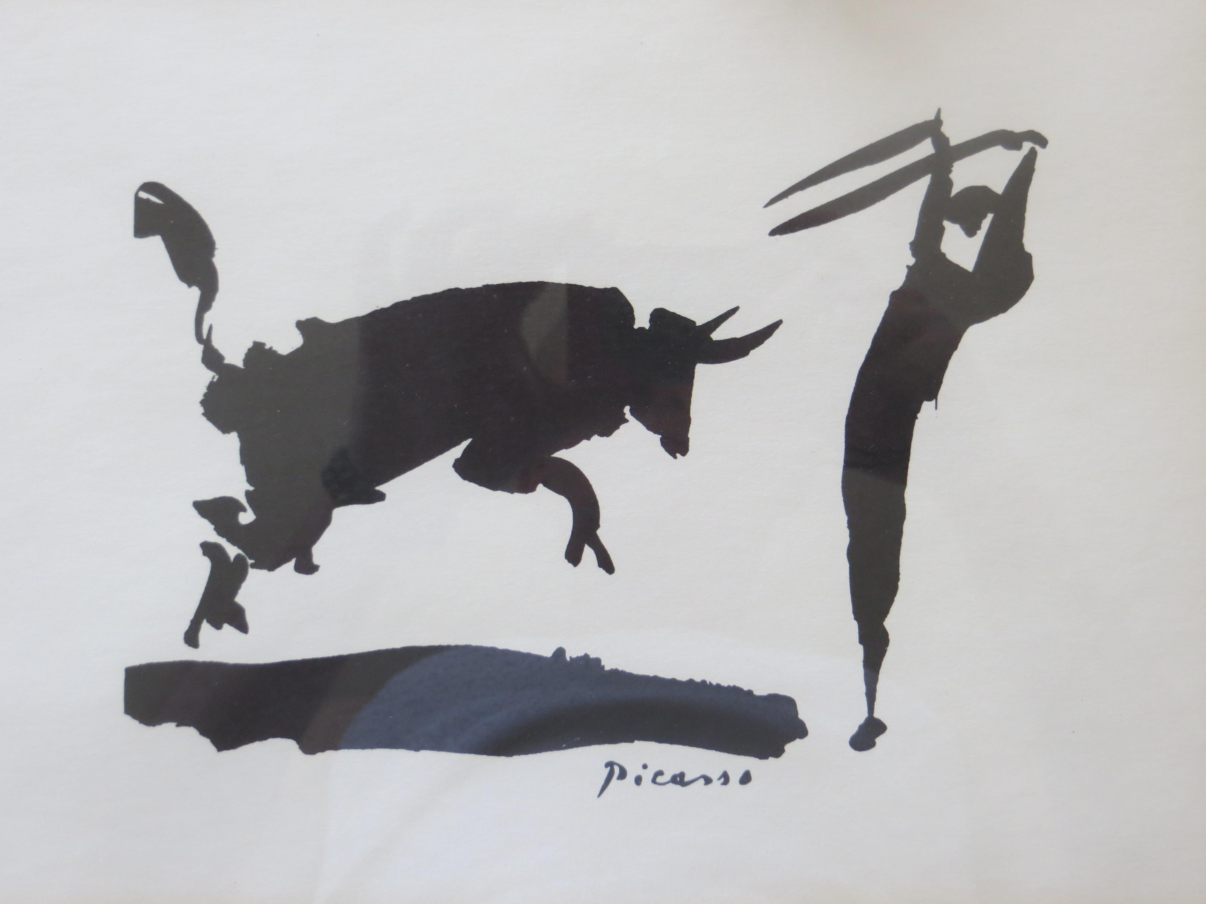 After Pablo Picasso,  Bullfighting  3