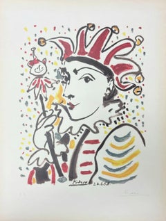 Dopo Pablo Picasso, "La Folie" (Carnevale), 1958, Litografia firmata e numerata