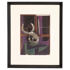Lámina en color de Pablo Picasso, enmarcada, Editions du Chêne, París, 1943