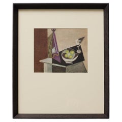 Lámina en color de Pablo Picasso, enmarcada, Editions du Chêne, París, 1943
