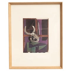 Lámina en color de Pablo Picasso, enmarcada, Editions du Chêne, París, 1943