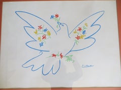 (after) Pablo Picasso - Colomba della pace 1 - Litografia