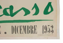 After Picasso Exhibition Poster, "Mostra di Picasso, " depicting Guernica - 1953