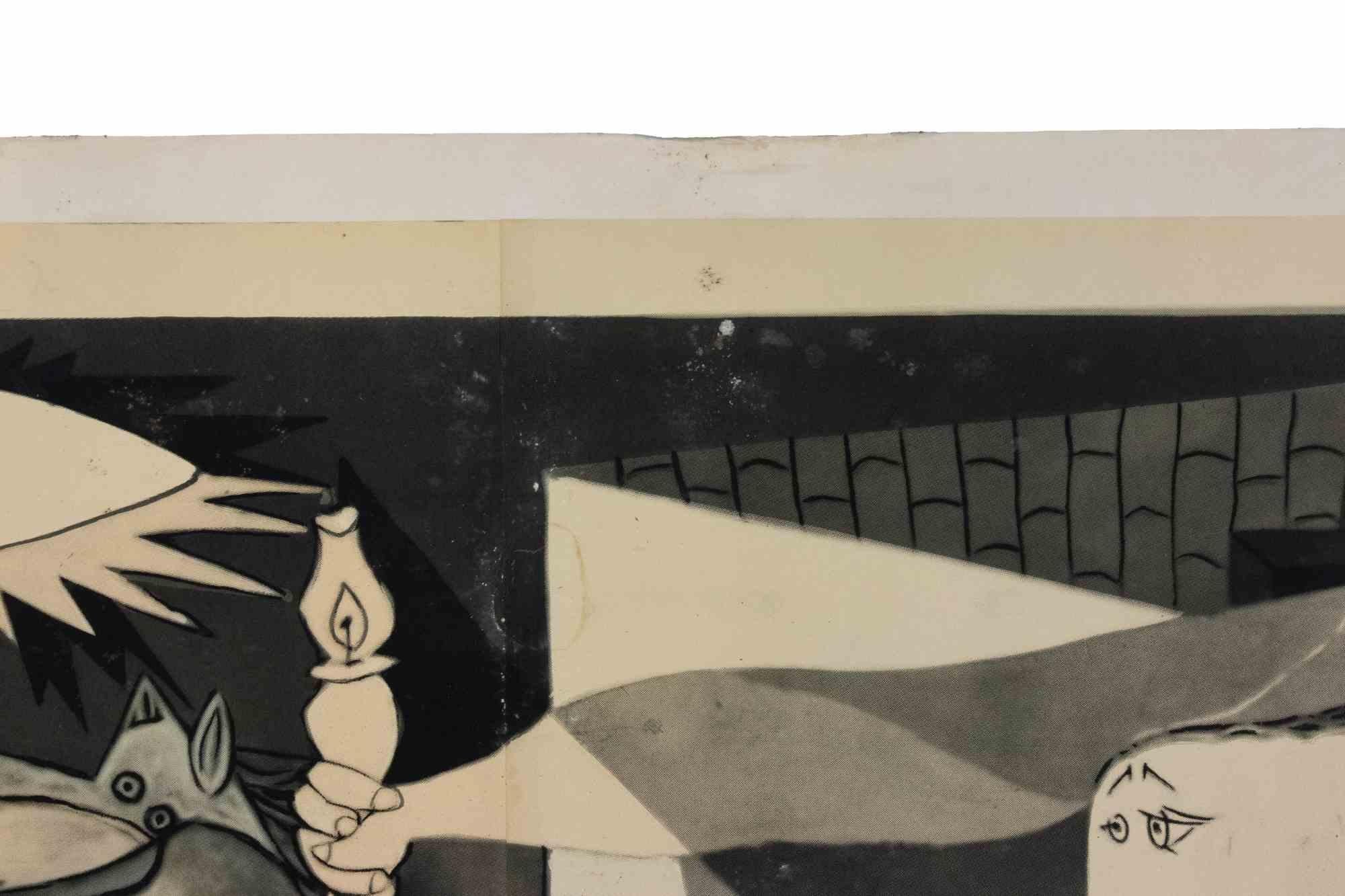 Después del cartel de la exposición de Picasso, 
