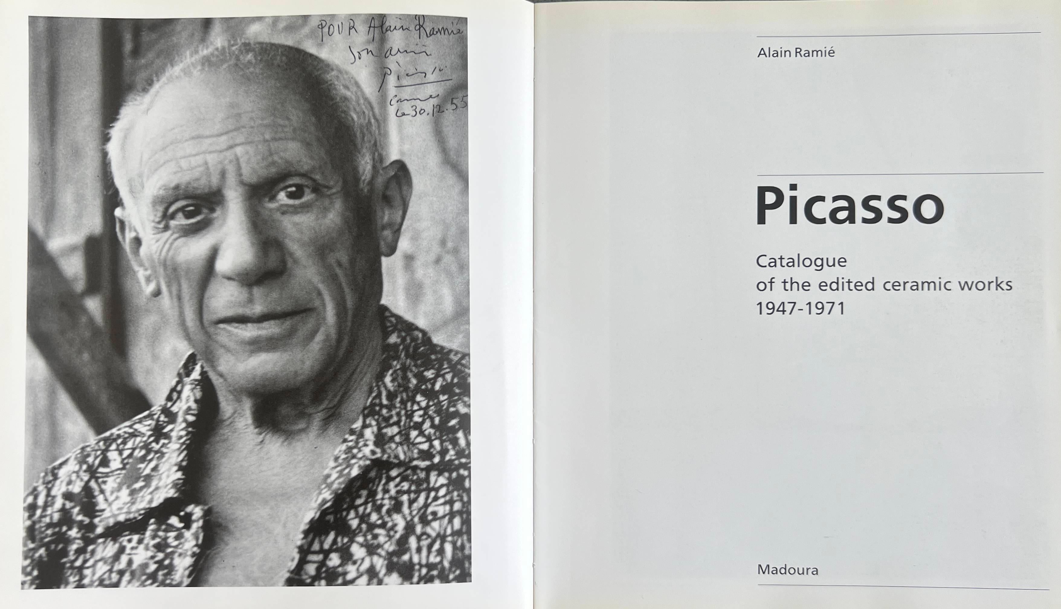 Alain Ramié, Pablo Picasso, Catalogue des oeuvres céramiques éditées, 1947-1971 en vente 1