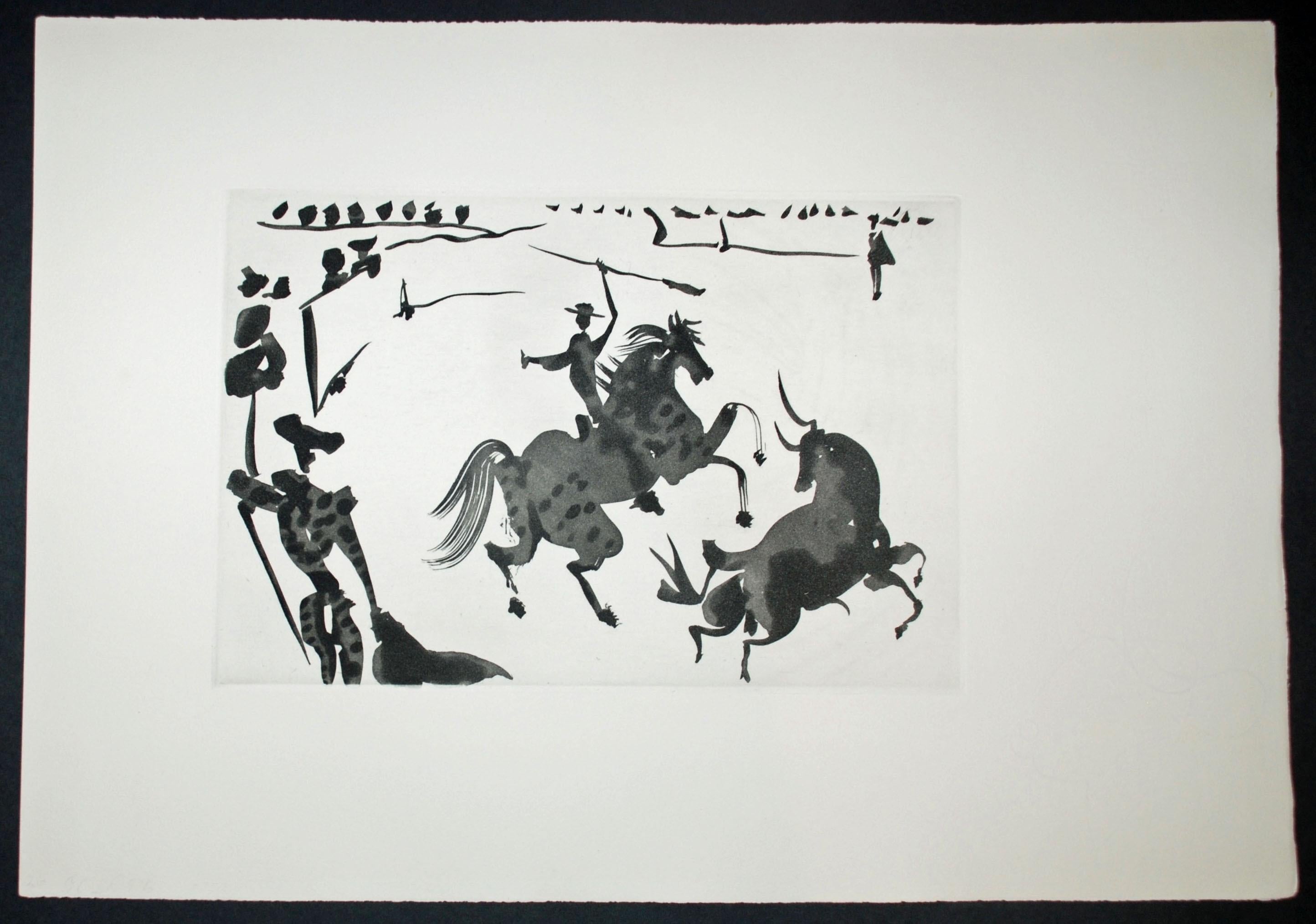 Alceando a un Toro - Print by Pablo Picasso