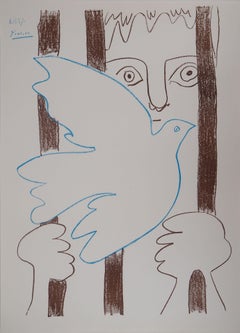 Amnistia (Dove and Freedom) - Lithograph 1957 (Czwiklitzer #152)
