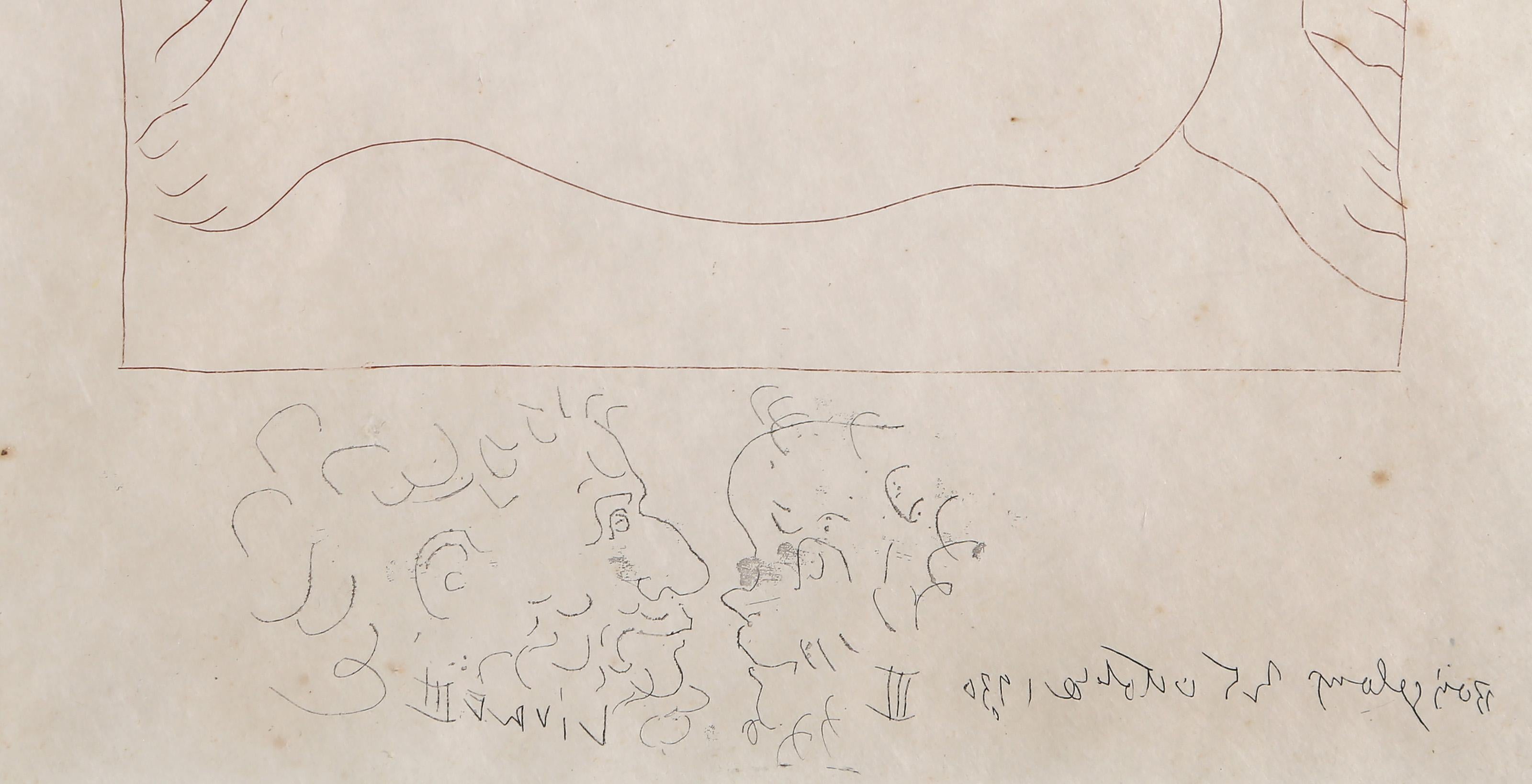 Amours de Jupiter et de Semele, Modern Etching by Pablo Picasso For Sale 3