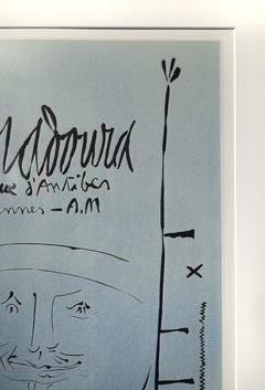 Madoura Linocut Print, Abstract Style, Signed, Edition 51/100, 1961