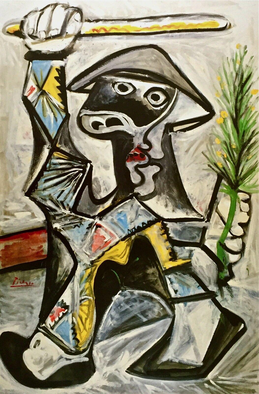 Picasso, Arlequin au Baton - Print by Pablo Picasso