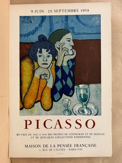 Arlequin et sa Compagne - Maison De La Pensée Française After Pablo Picasso, 1
