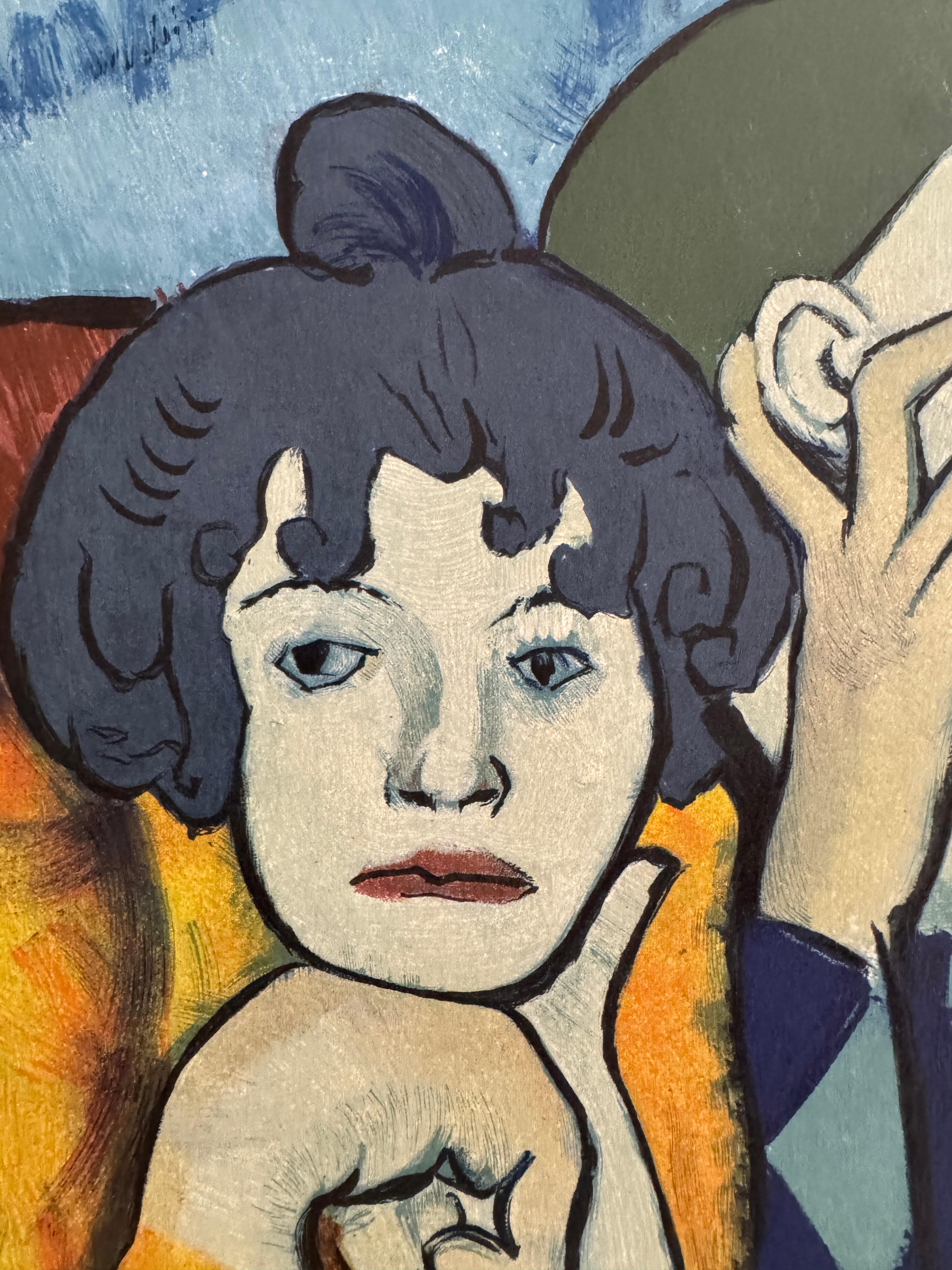 Arlequin et sa Compagne - Maison De La Pense Franaise d'après Pablo Picasso, 1 en vente 3