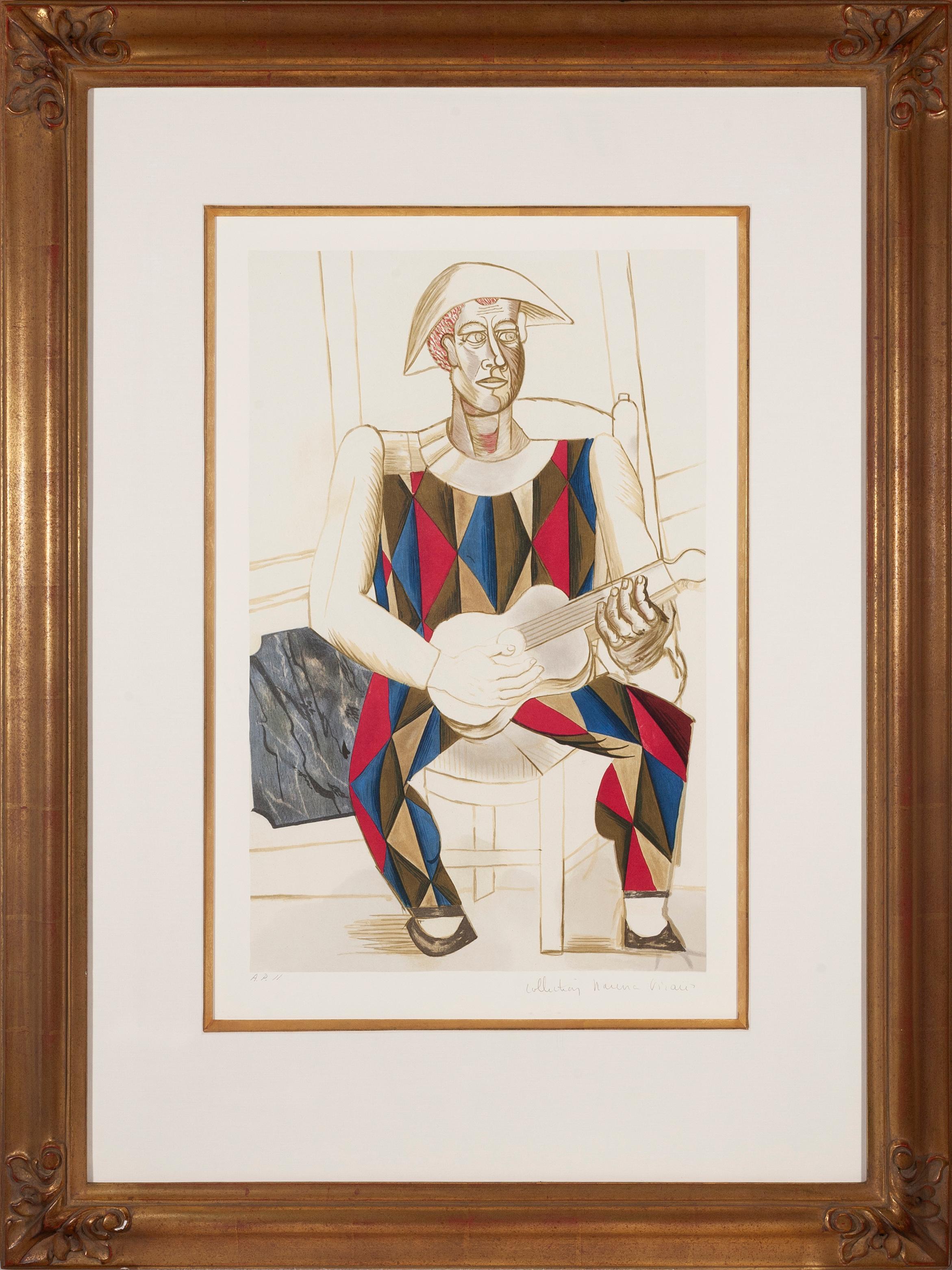 Pablo Picasso Figurative Print - Arlequin