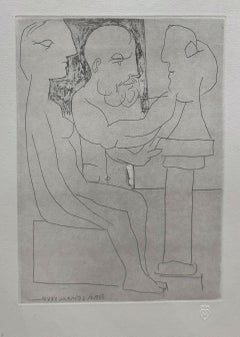 Au Vieux Sculpteur au Travail I (Old Sculptor at Work I)