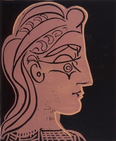 Pablo Picasso: Tête de femme (de profil) Bloch 905