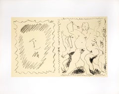 Bacchanal by Pablo Picasso - Lithograph 1955