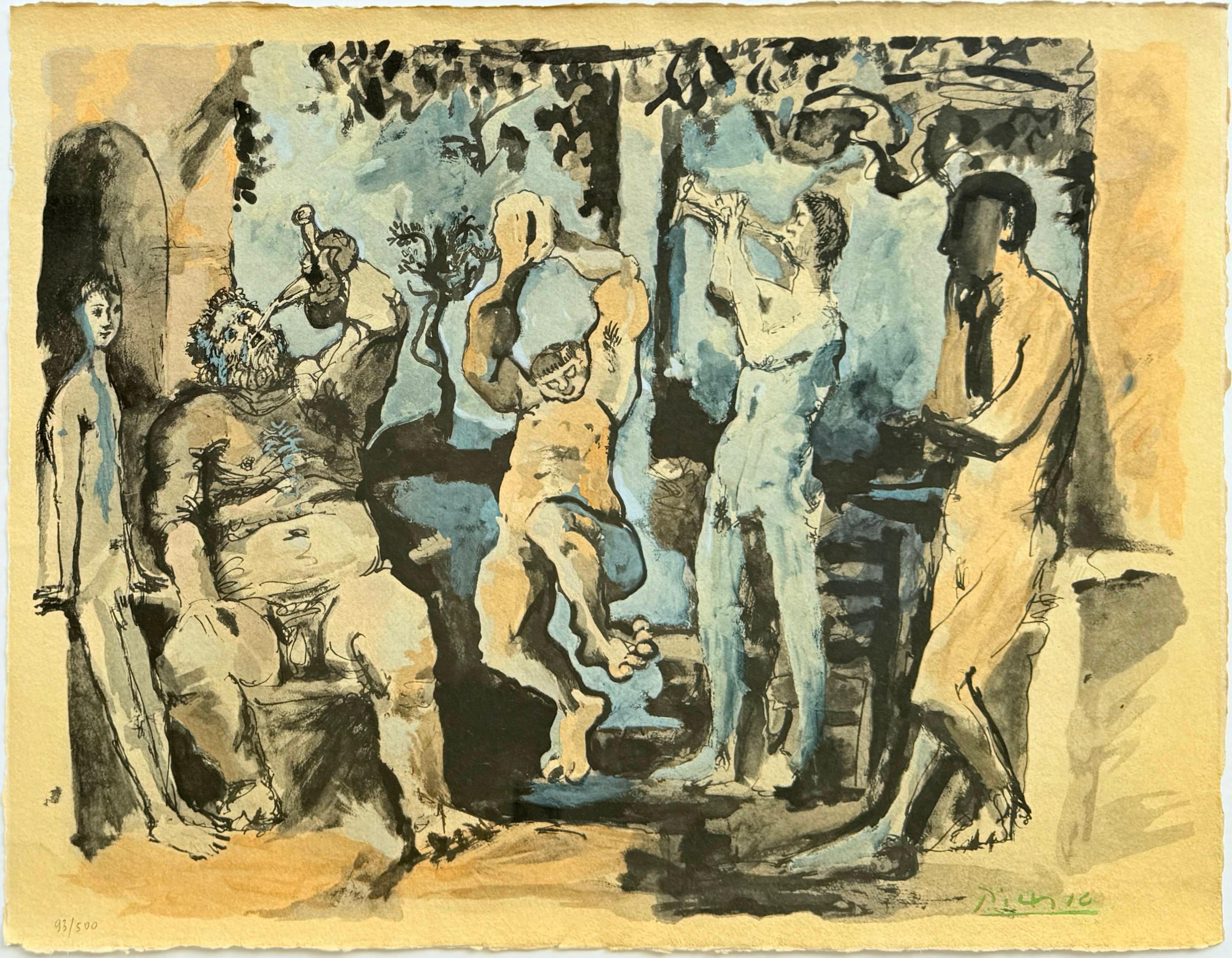 Bacchanale - Print by Pablo Picasso