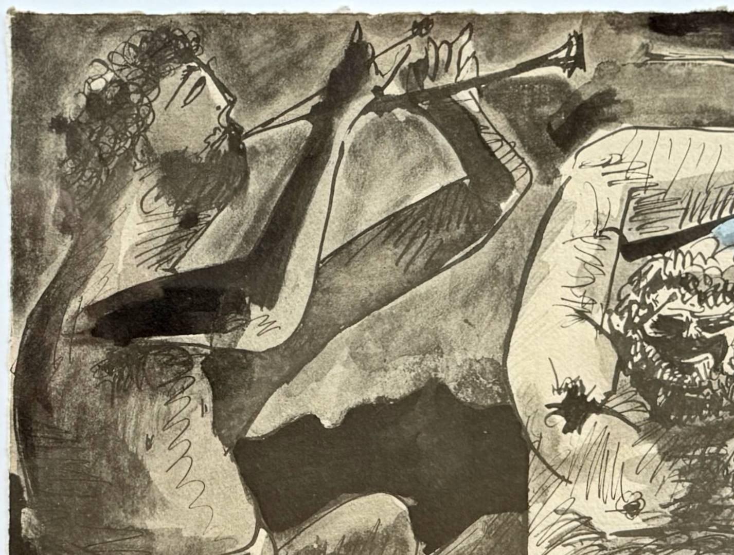 Pablo Picasso (1881-1973) - Bacchanale

Lithograph from 1967.

The edition of 83/500 on Auvergne Richard de Bas paper.

With two watermarks - one of the paper, second of the publisher.

Dimensions of work: 54.5 x 42 cm

Publisher: Au Vent d'Arles,