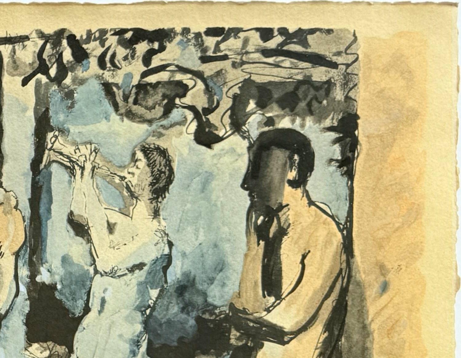 Bacchanale - Beige Print by Pablo Picasso