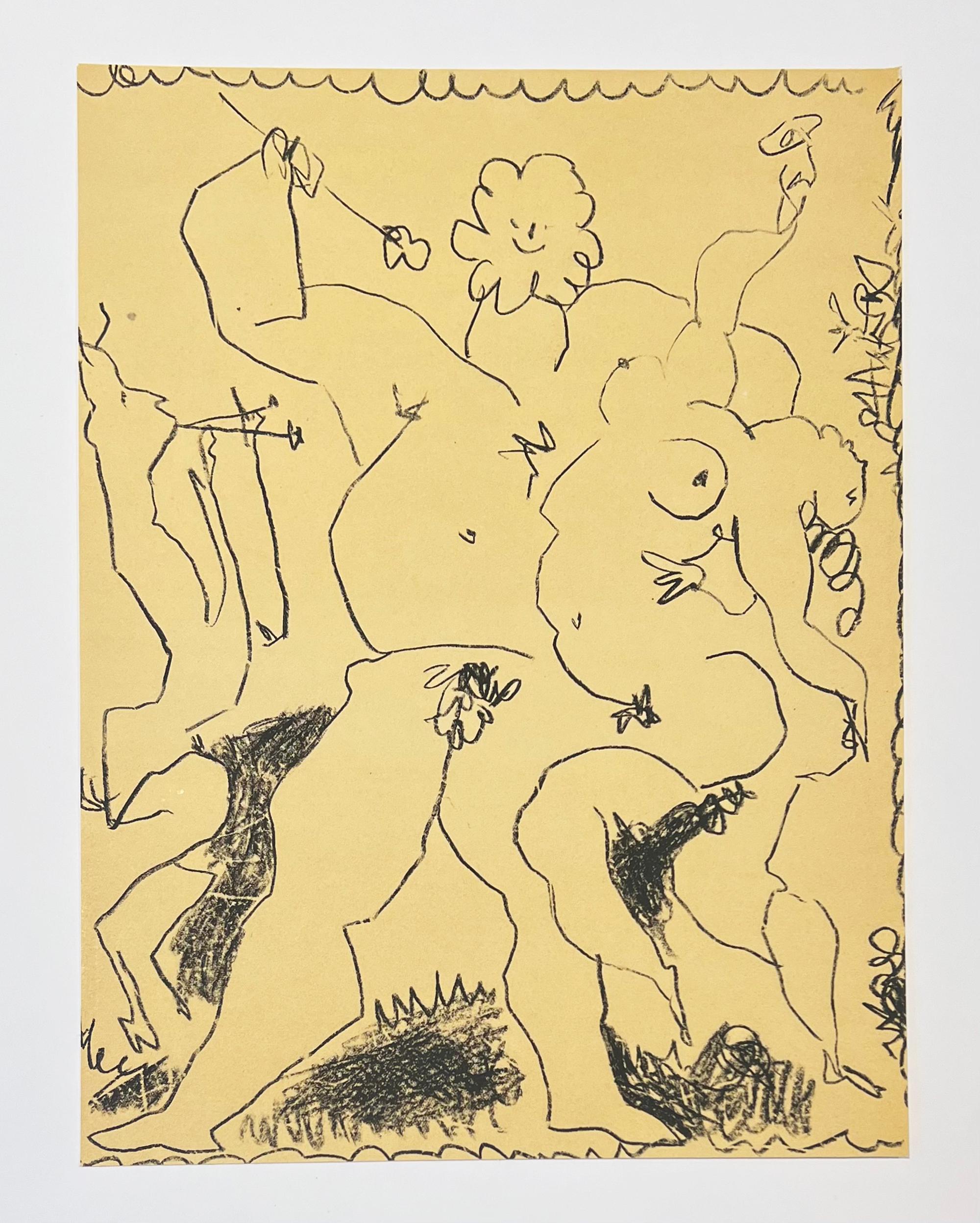 Bacchanale, front cover from Picasso Lithographe III - Modern Print by Pablo Picasso
