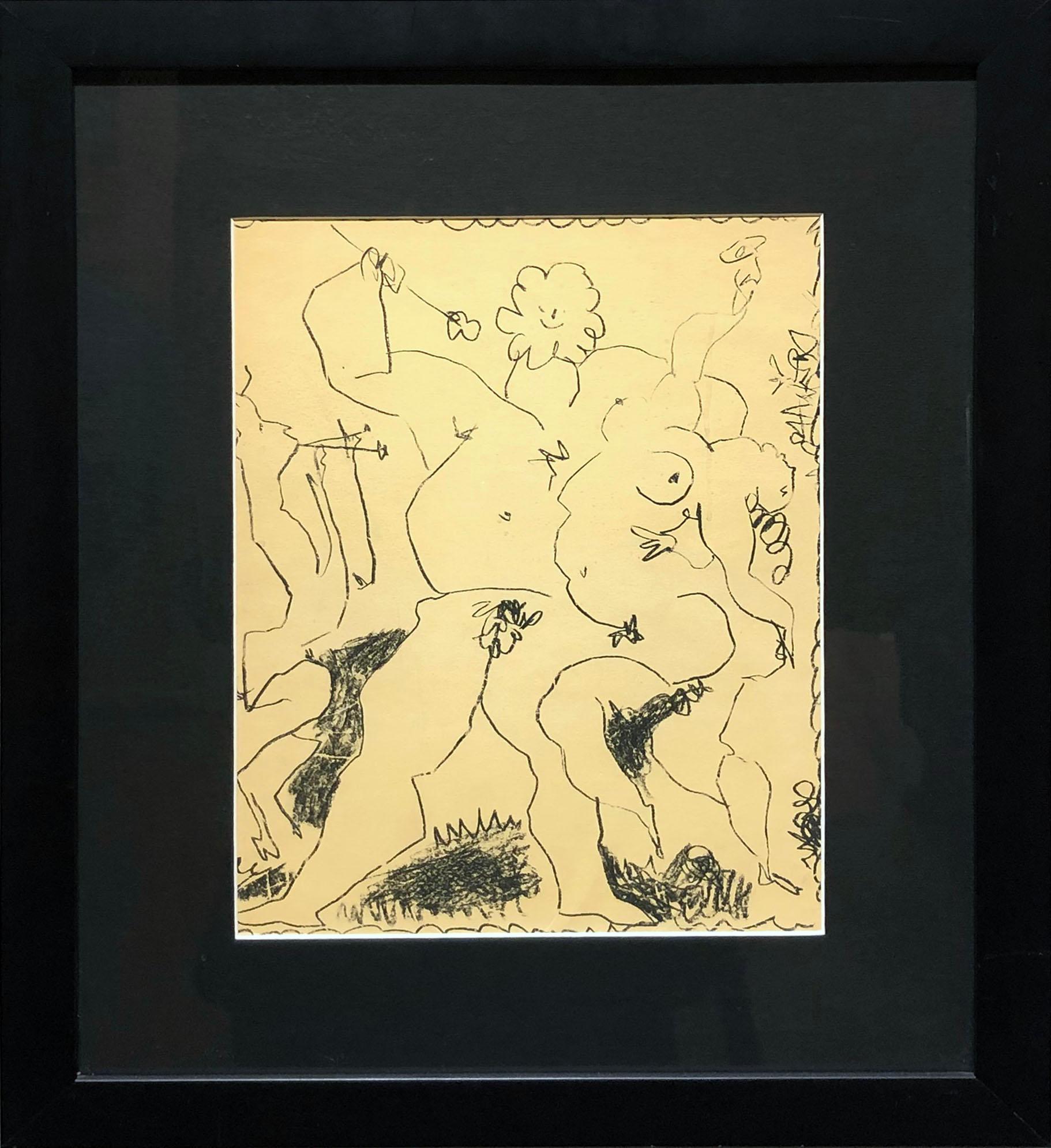 Pablo Picasso Figurative Print – Bacchanale II