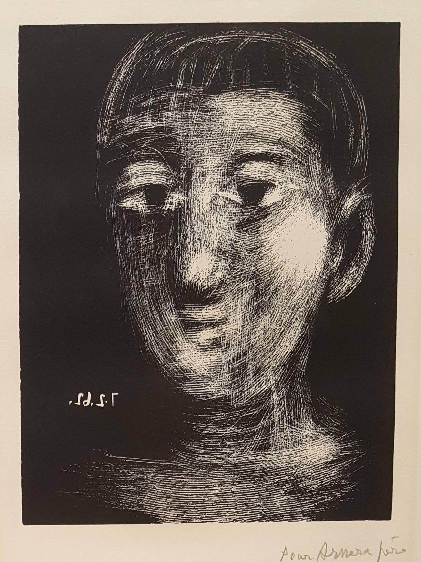 Boy's Head - Original Etching Handsigned - 50 copies - Print by Pablo Picasso