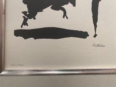 Bullfight - aus der Stierkampfserie von Pablo Picasso, signiert auf dem Teller