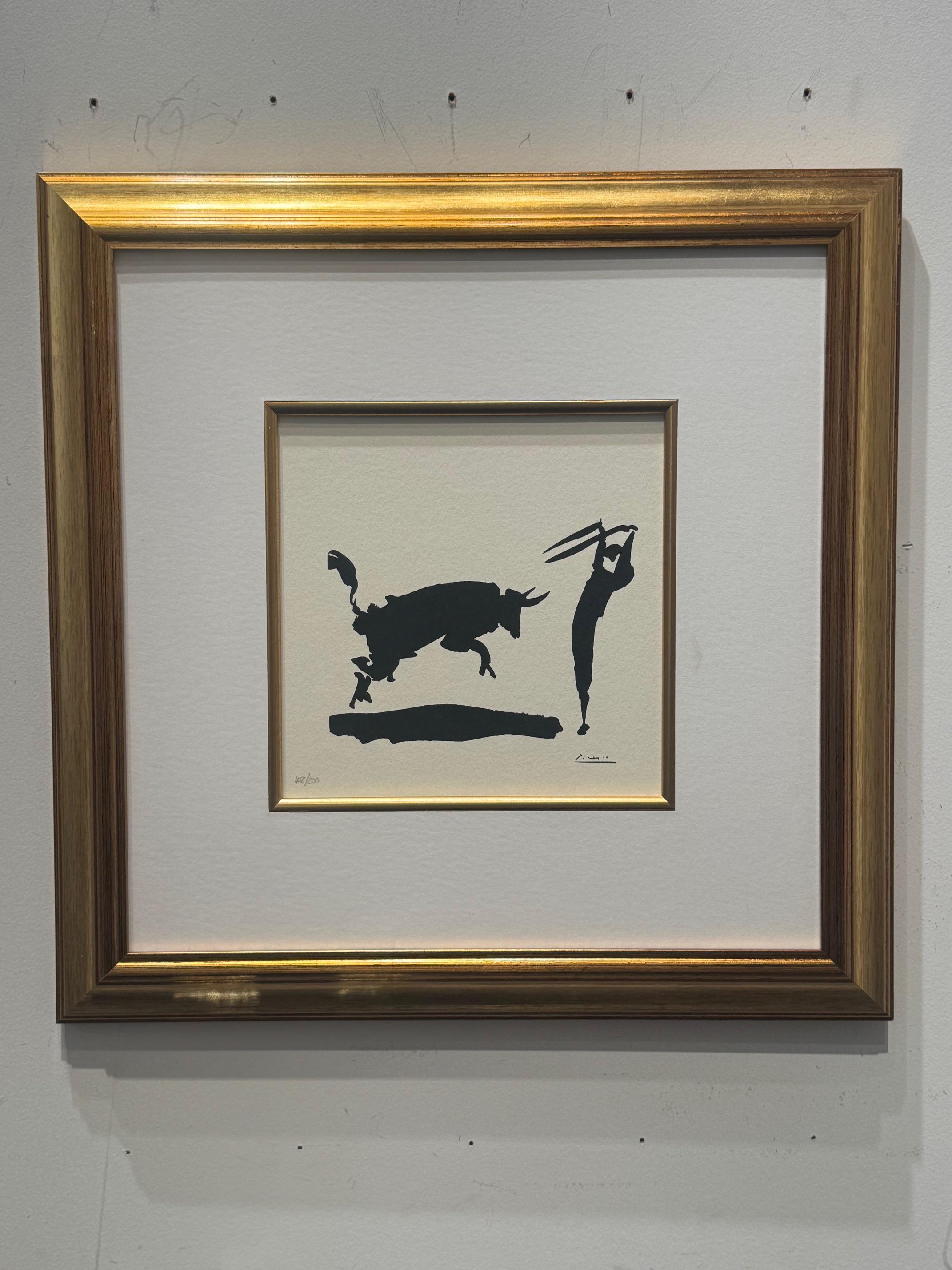 Tauromachie - de la série des tauromachies de Pablo Picasso, signée dans la plaque en vente 7