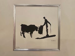 Bullfight - from Pablo Picasso''s bullfighting series, signed in the plate 