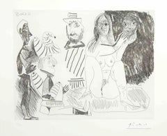 Bundle de trois gravures originales de P. Picasso - 293-1971/11-3-1971/13-4-1970