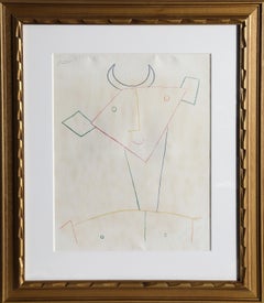Buste de Faune, plantilla moderna (after) Pablo Picasso