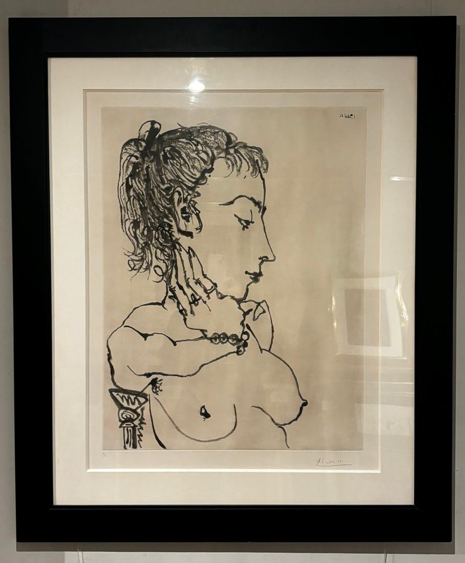 Büste einer Frau – Print von Pablo Picasso