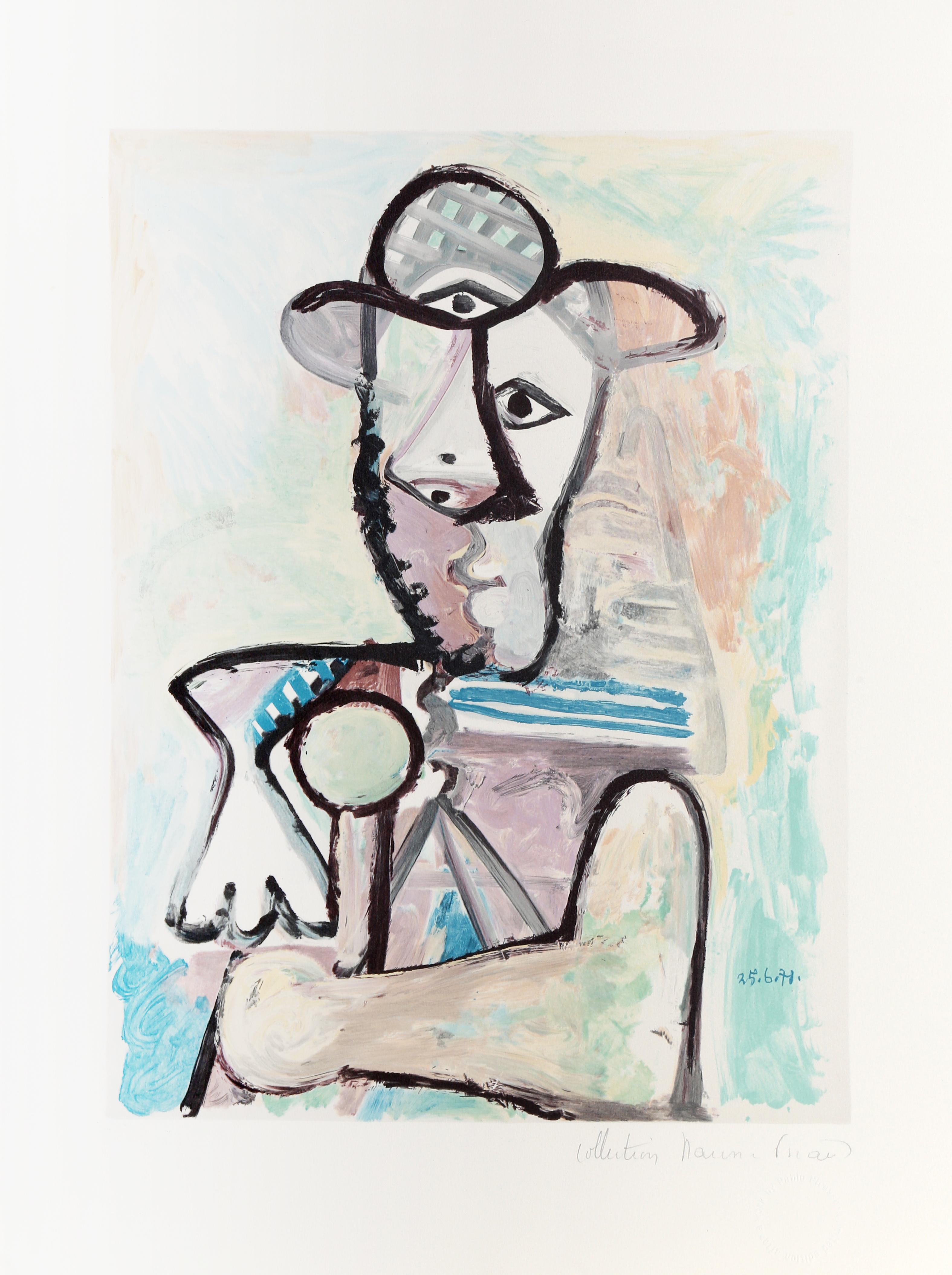 Pablo Picasso Figurative Print - Buste d'Homme 