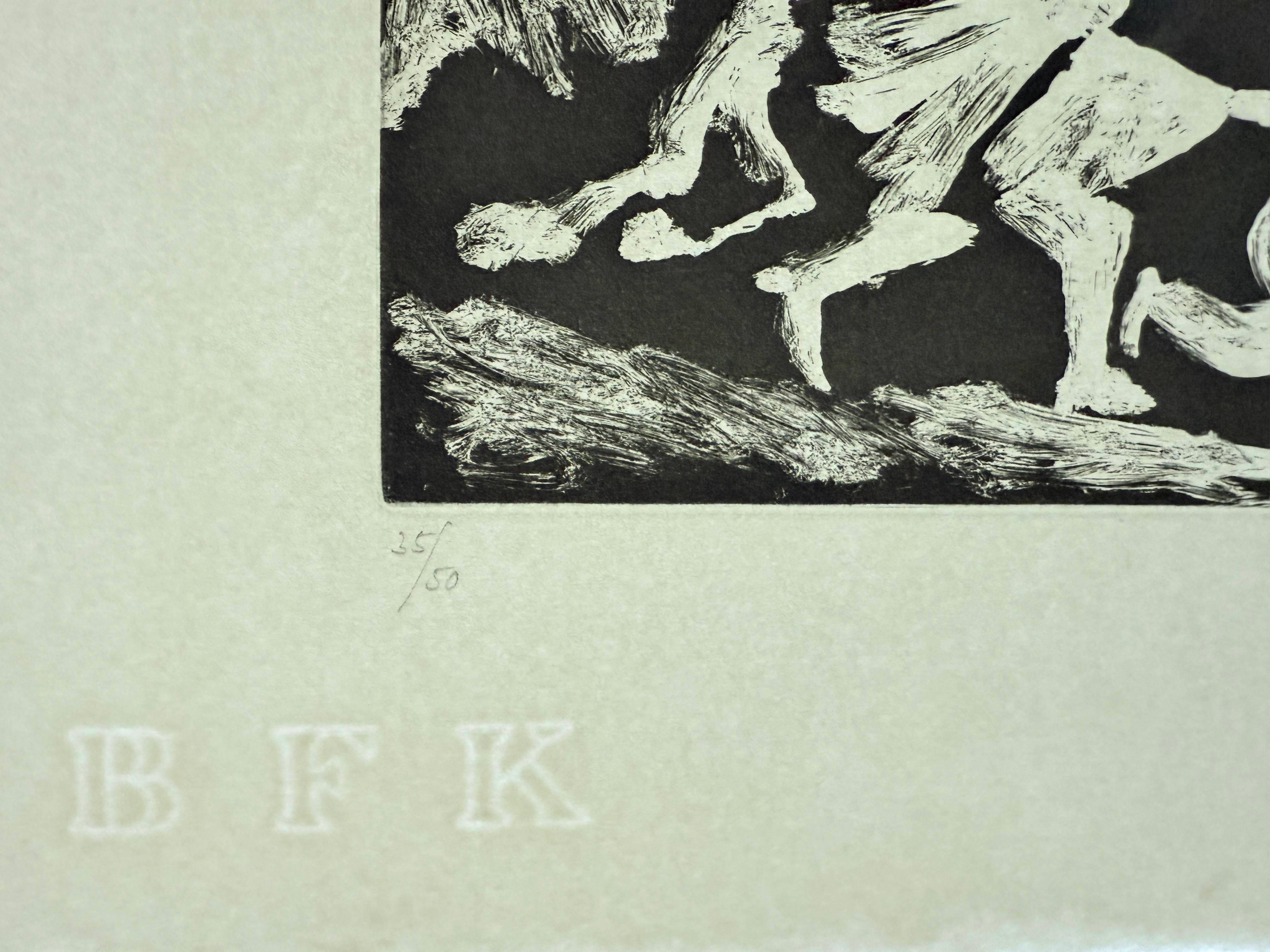 Cape and Sword: Pusuit II, from 347 Suite - Print by Pablo Picasso
