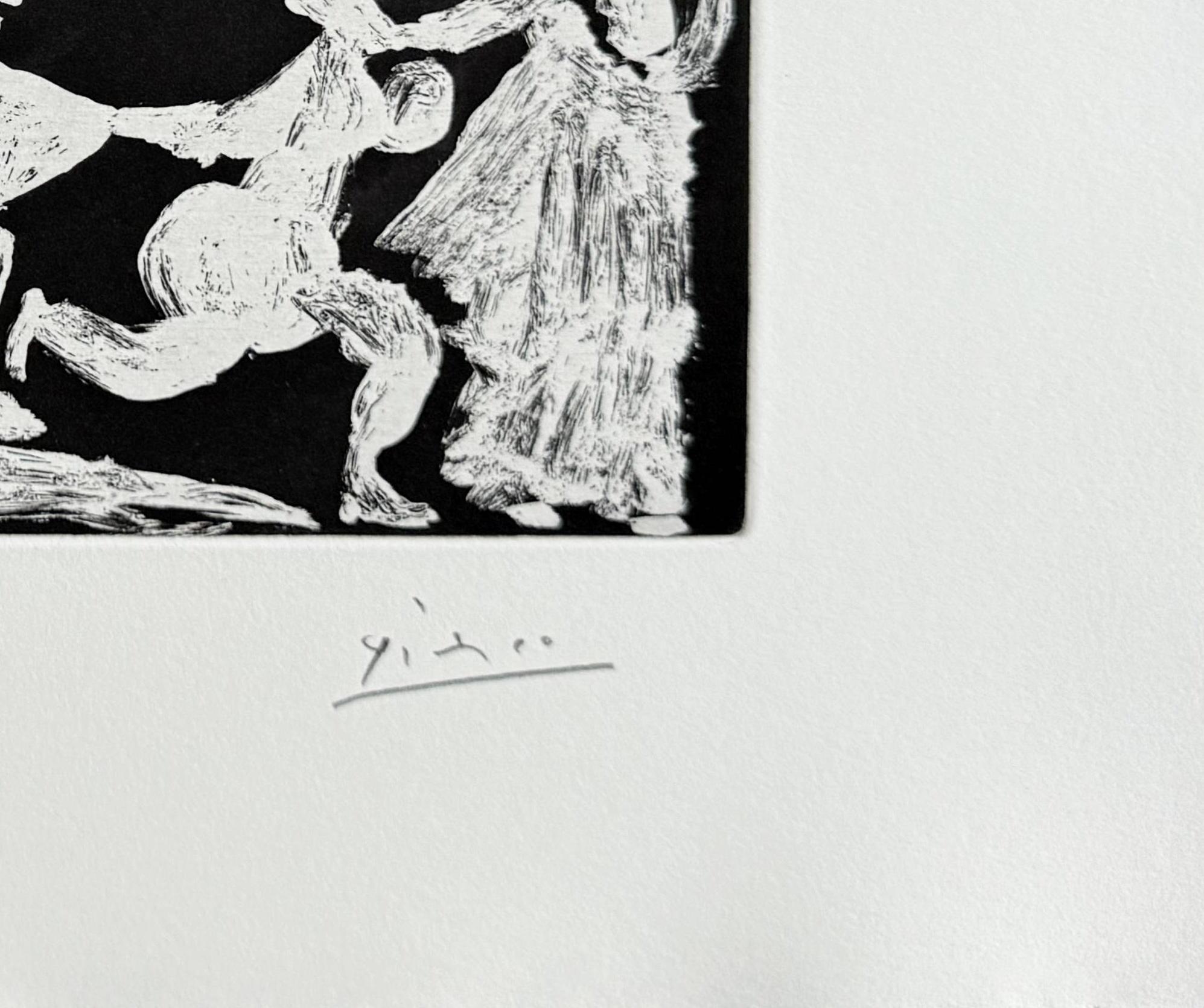Cape and Sword: Pusuit II, from 347 Suite - Modern Print by Pablo Picasso