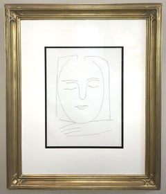 Carmen Oval Head of a Woman with Square Hair (Plate XX)