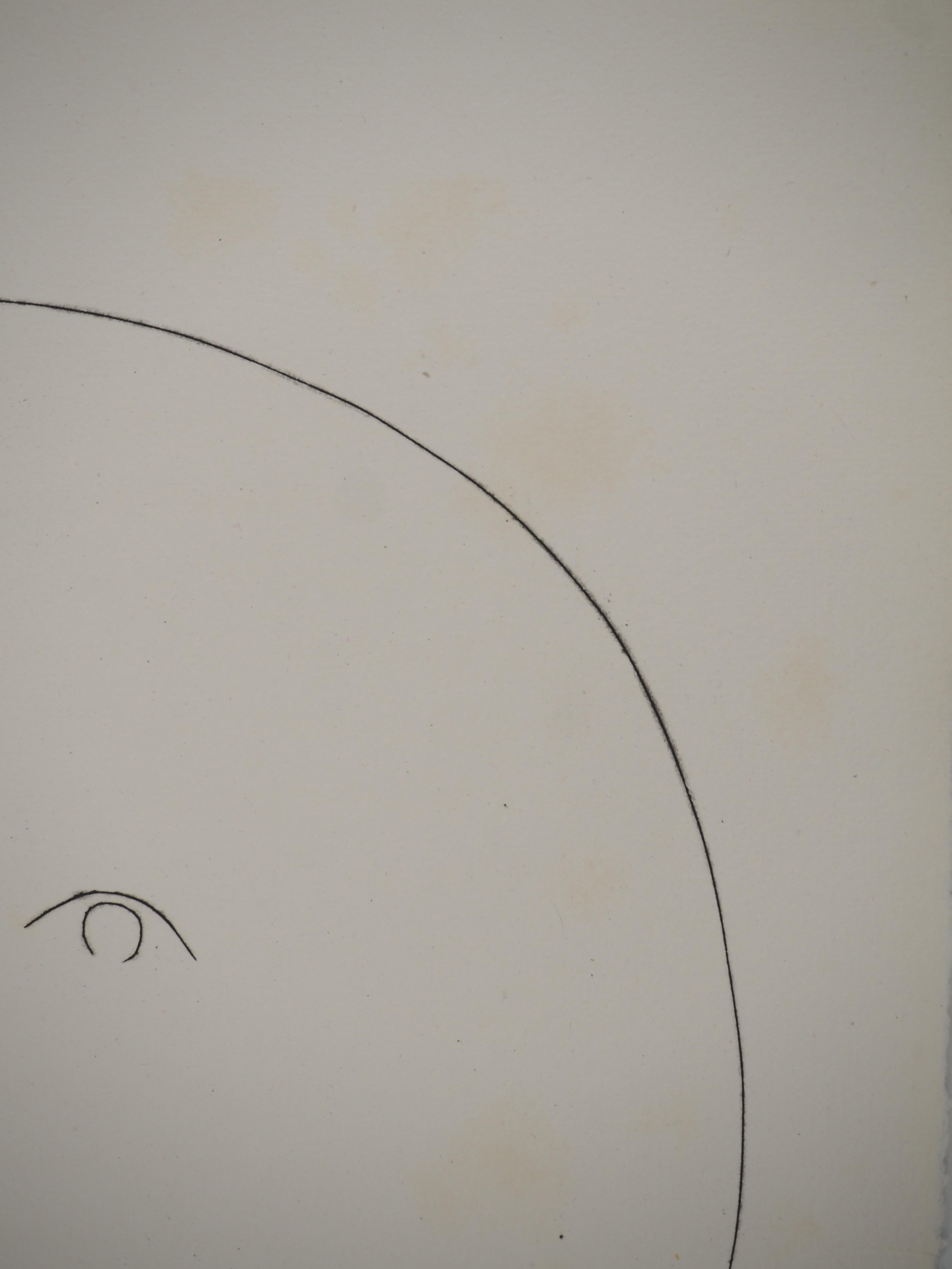 Carmen, The Face of the Moon - Original Etching (Cramer #52) For Sale 1