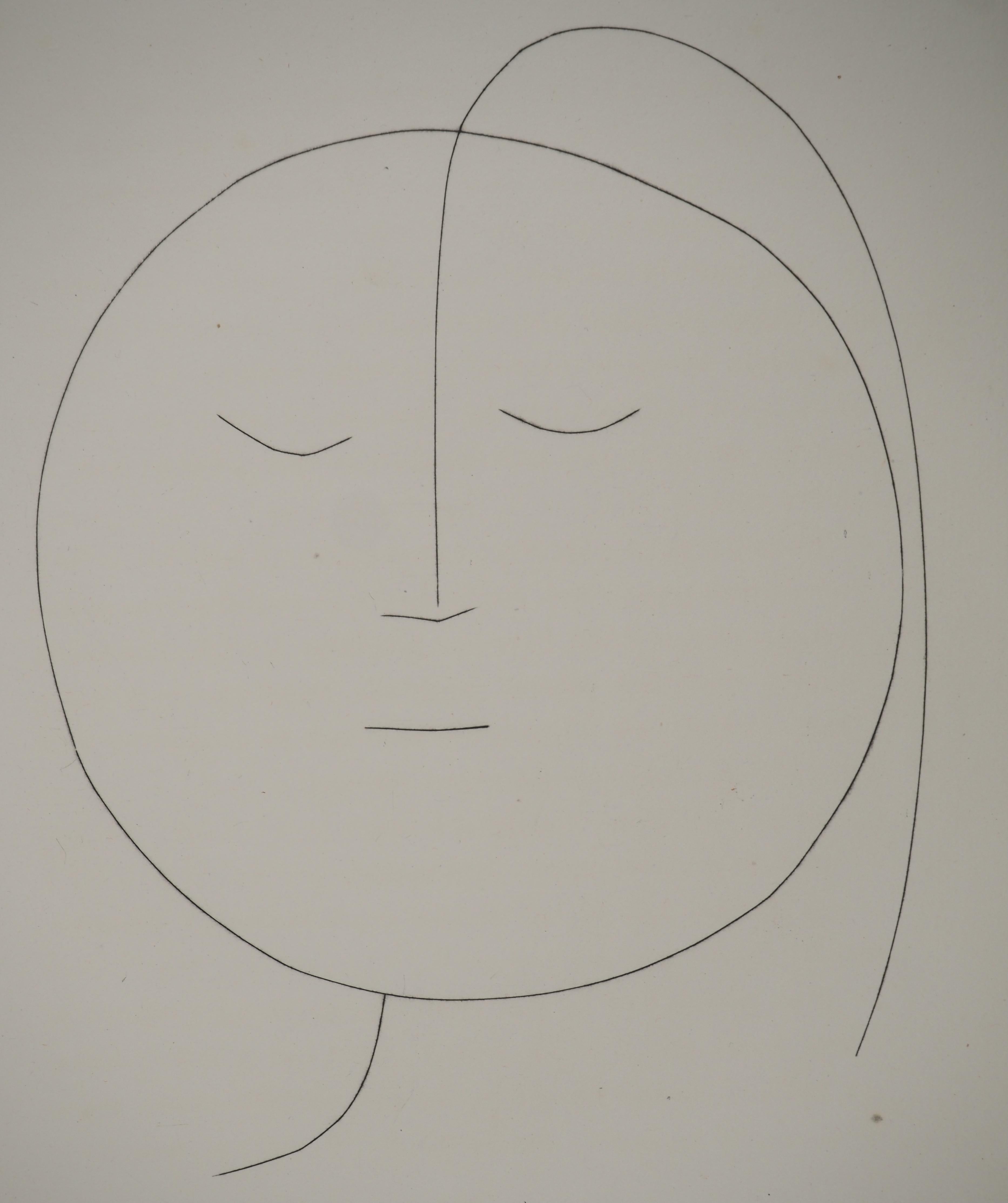 Carmen, The Moon Woman - Original Etching (Cramer #52) - Modern Print by Pablo Picasso