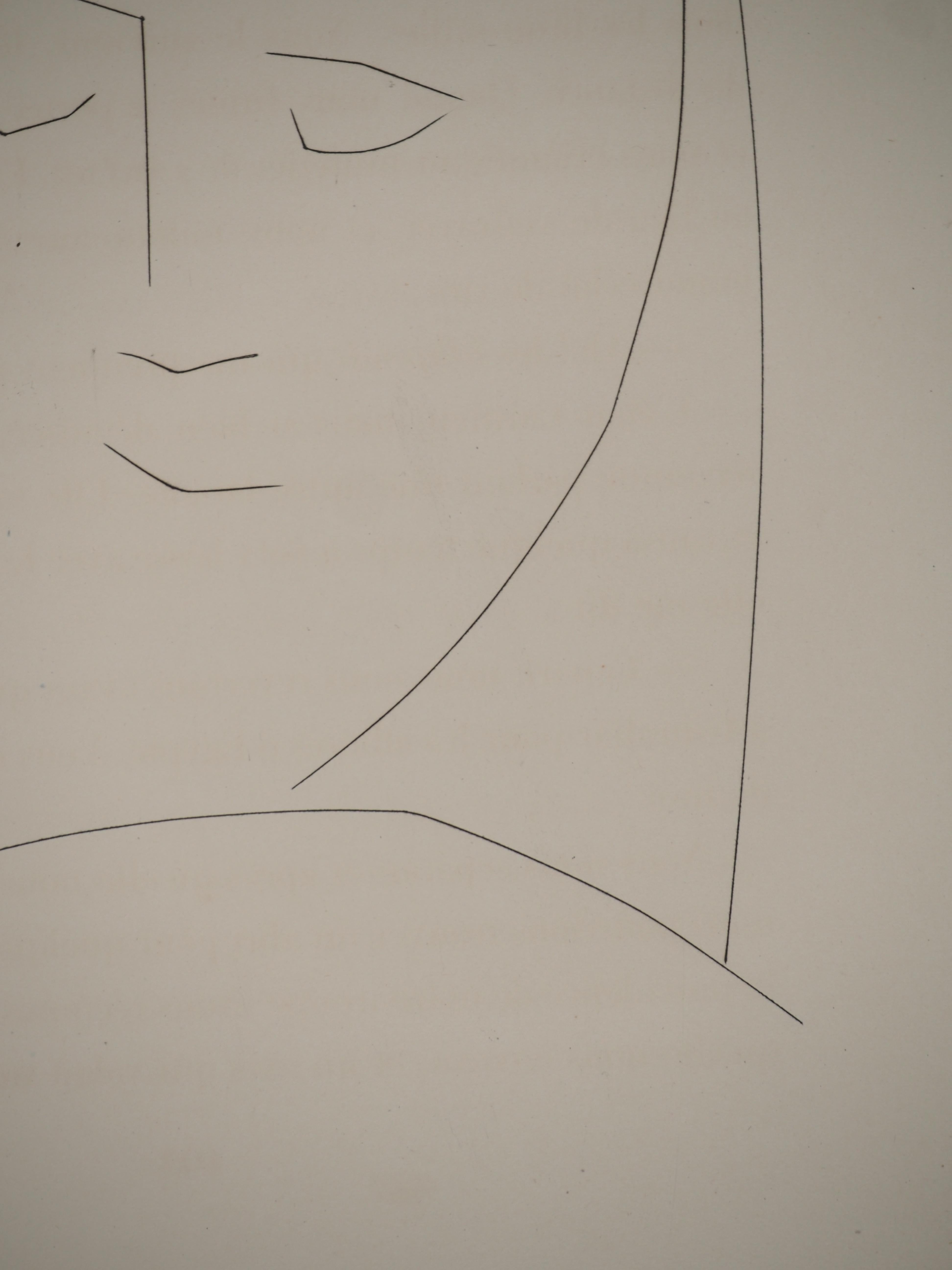 Carmen, The Peaceful Face - Original Etching (Cramer #52) For Sale 1