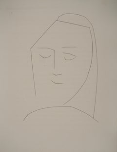 Carmen, The Peaceful Face - Original Etching (Cramer #52)