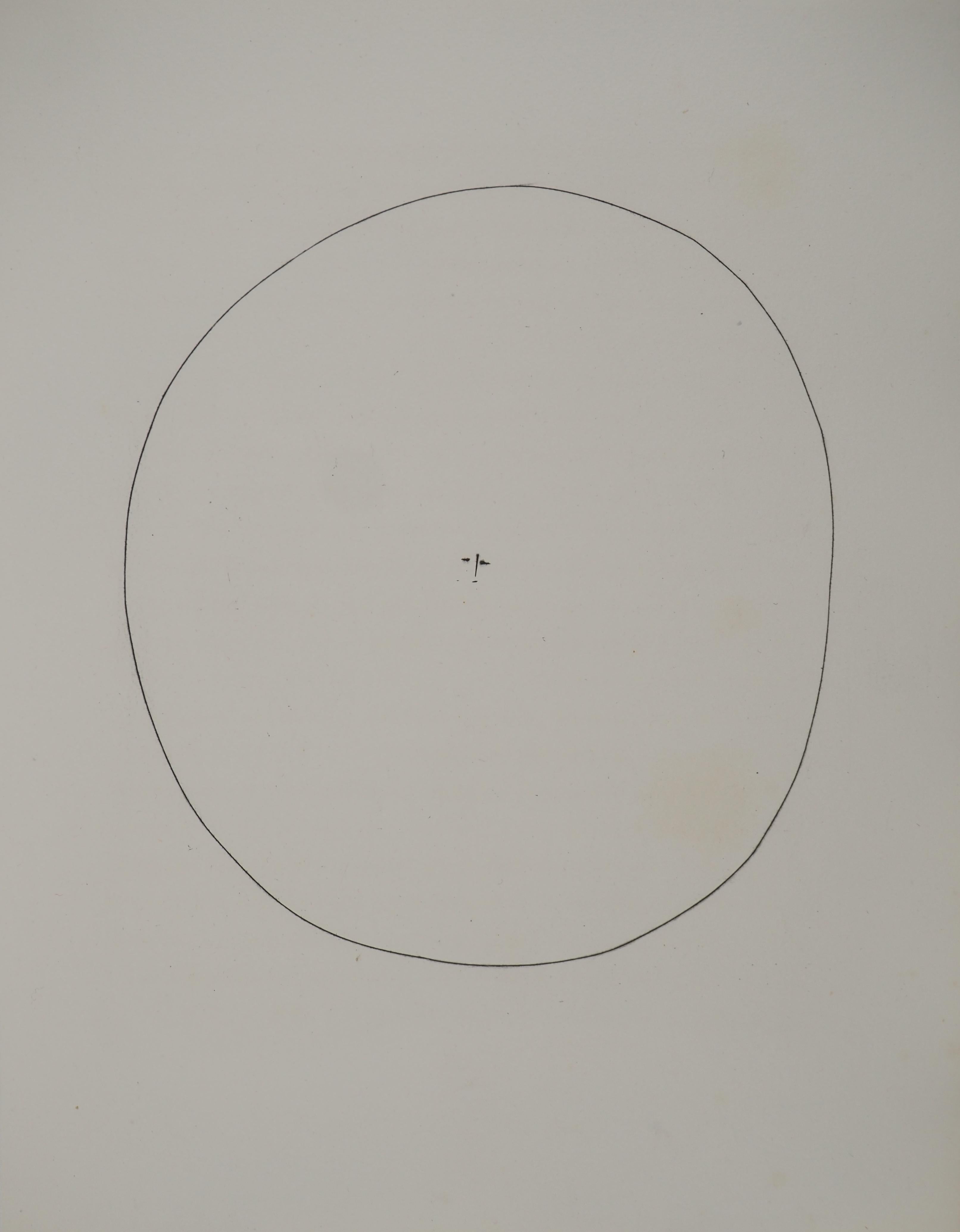 Portrait Print di Pablo Picasso - Carmen, La piccola luna - Acquaforte originale (Cramer #52)