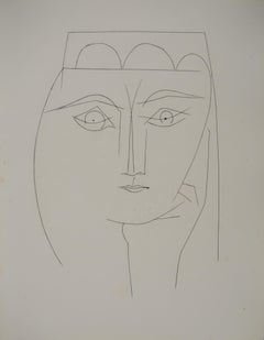 Carmen, The Young Girl in the Headdress - Original Etching (Cramer #52)