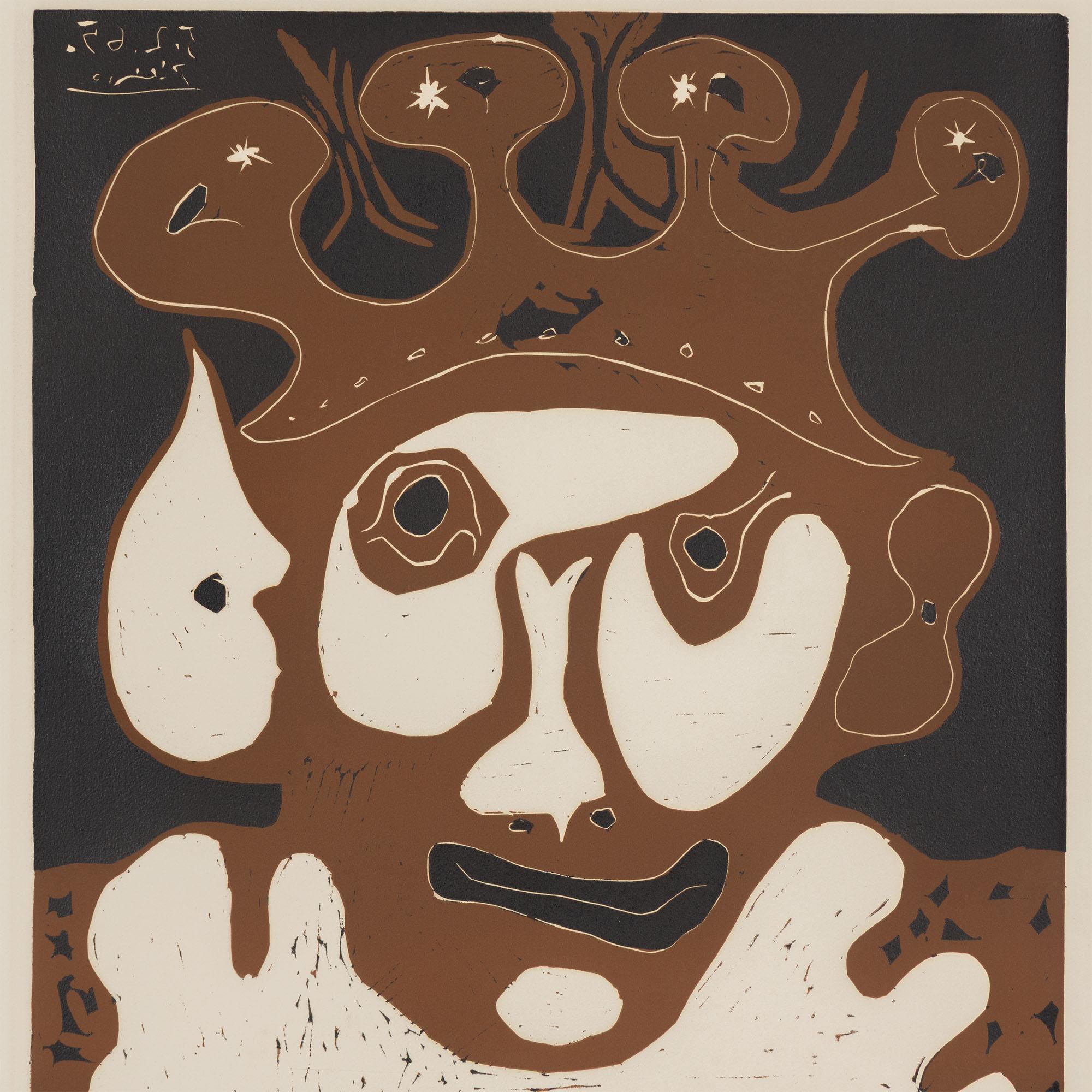 Carnaval - Beige Figurative Print by Pablo Picasso