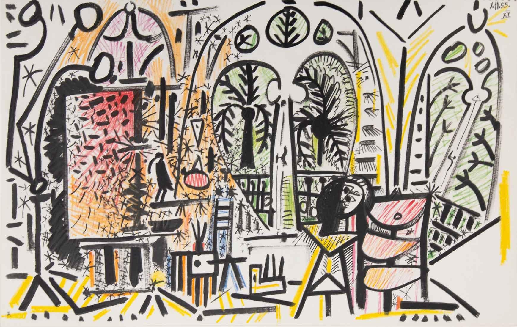 Pablo Picasso Figurative Print – Carnet de la Californie xiv